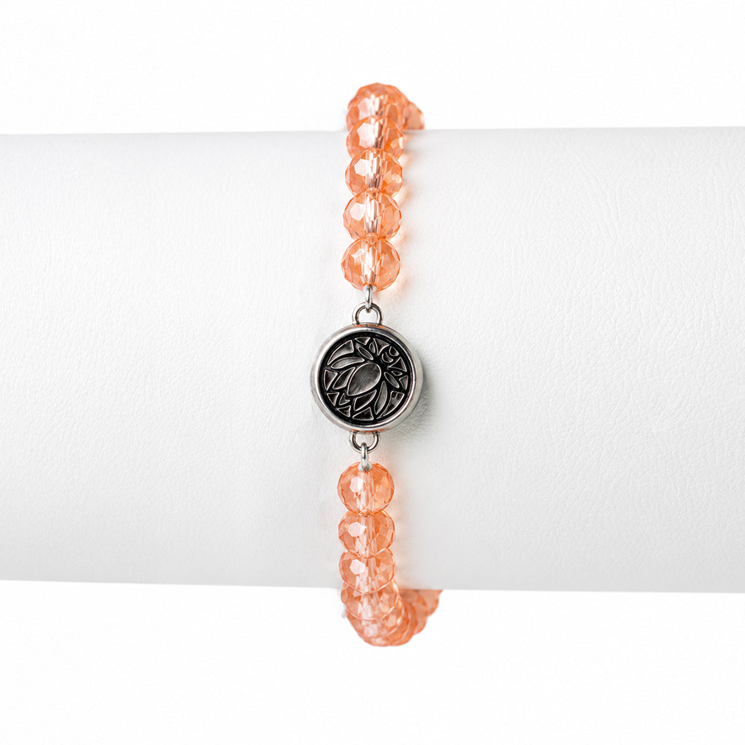 Peach Crystal Edition – Silver Charm