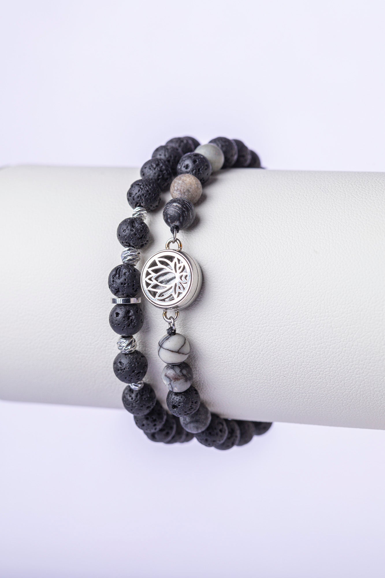 Lava x Marble Combo – Silver Charm