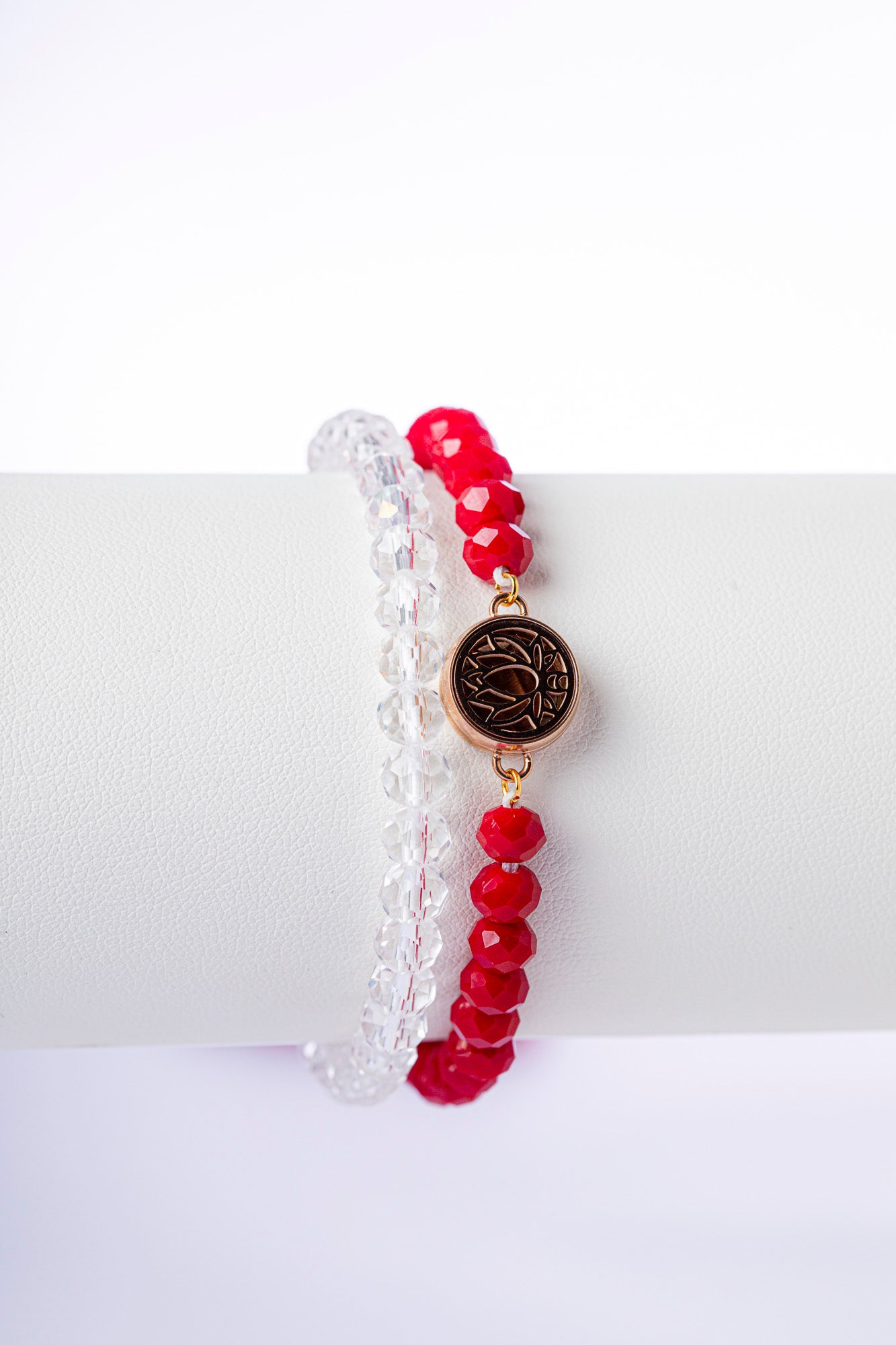 Red Blush Combo – Rose Gold Charm