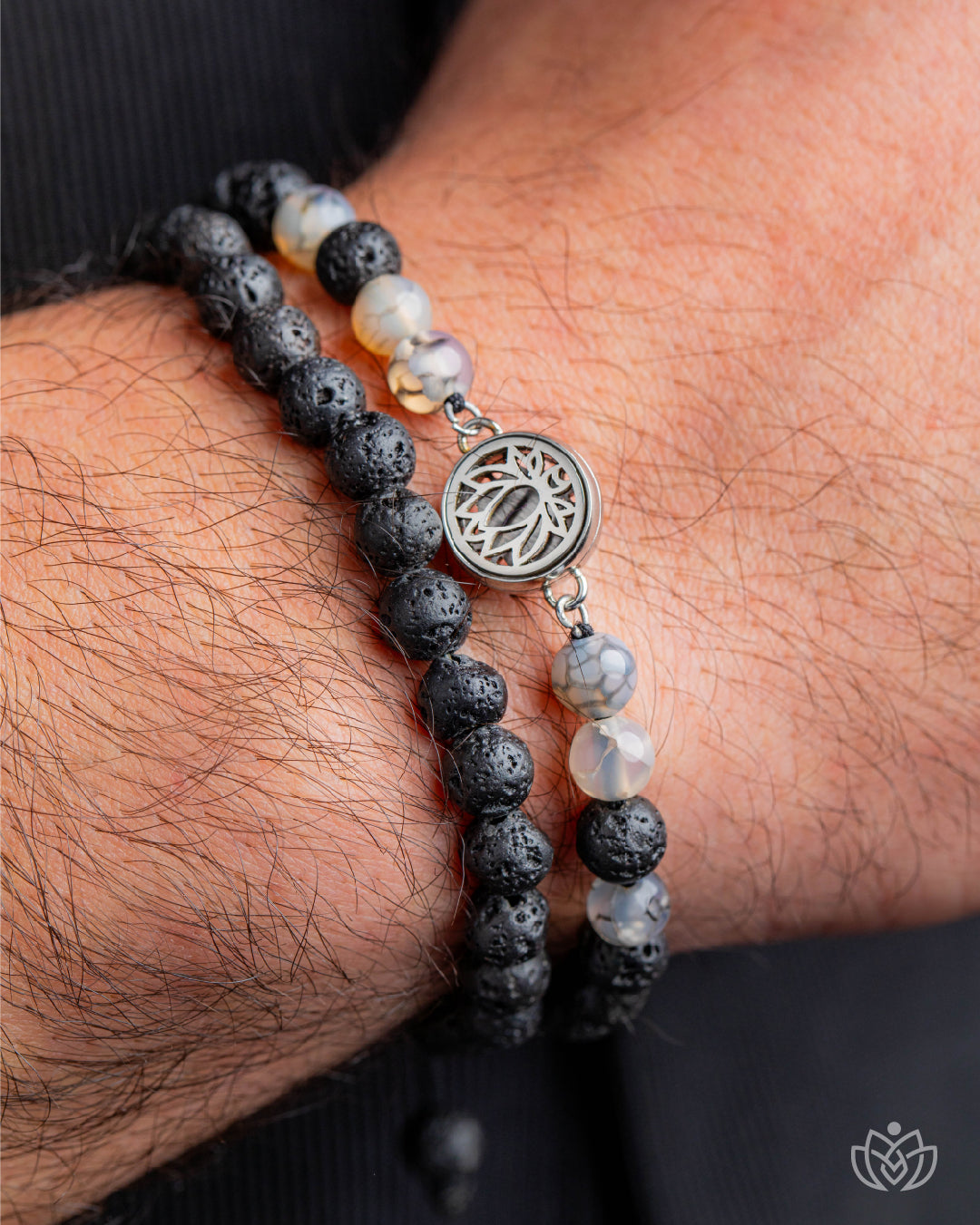 Black and white bracelet